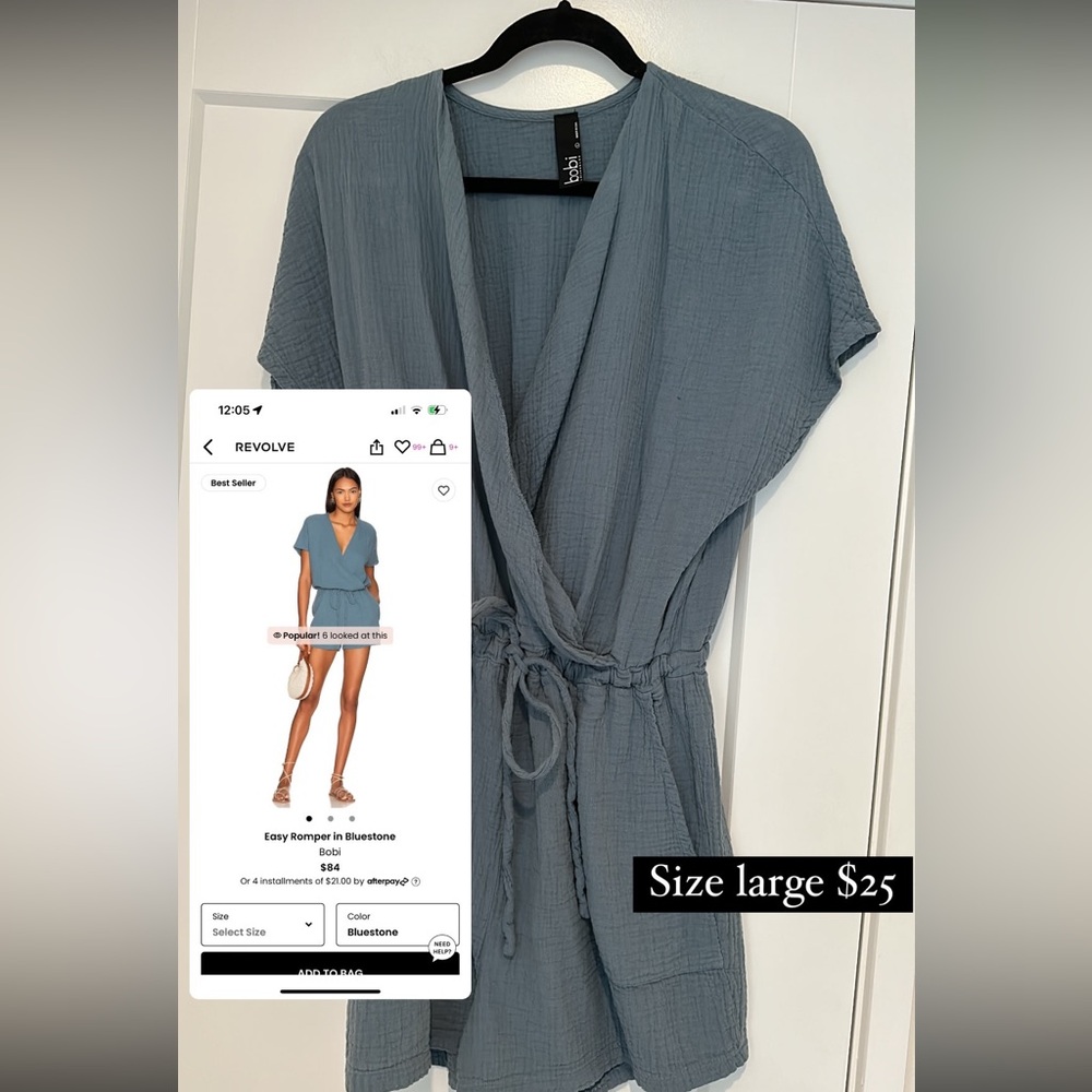 Bobi size large romper